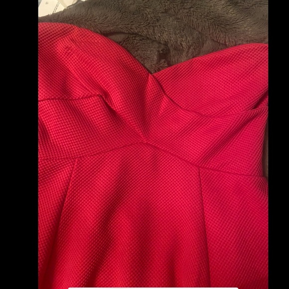 Pink strapless mini dress (worn once) - Picture 5 of 8